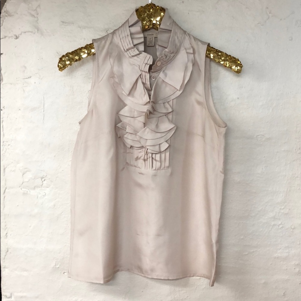 JCREW Silk sleeveless top